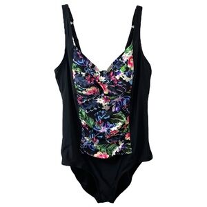 Krista Size 16 One Piece Floral Swimsuit Floral